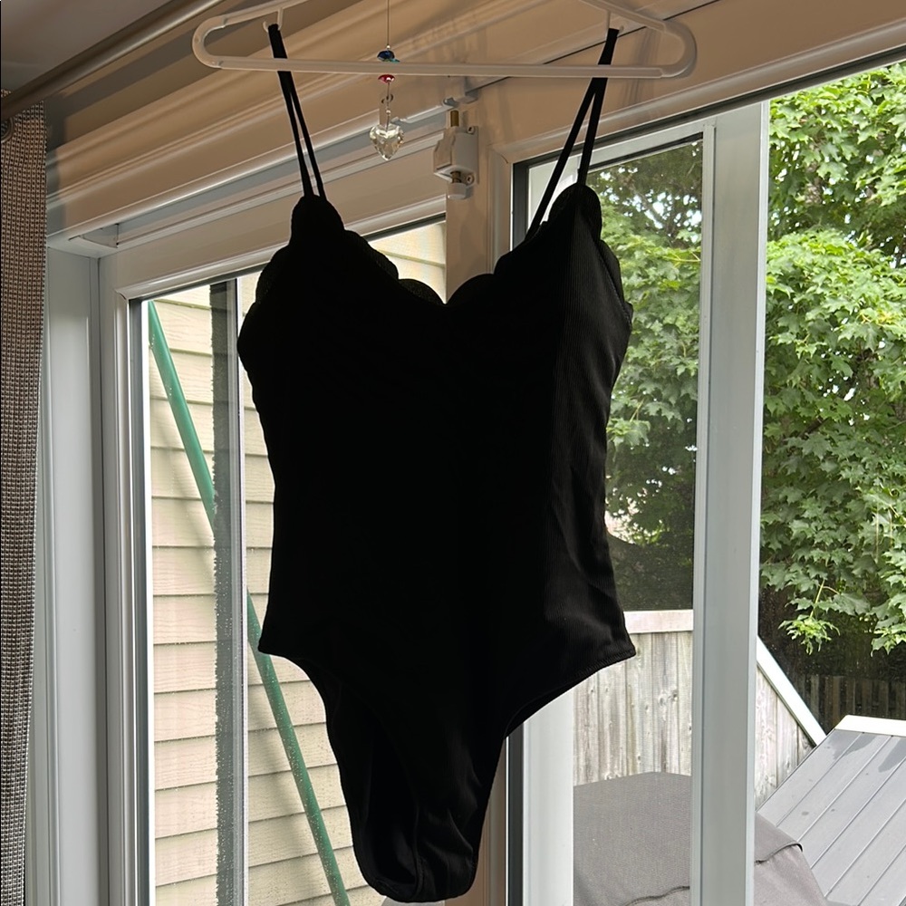 Zaful Black One Piece Swimsuit (Never Worn)